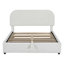 Lit plateforme tapissier Teddy