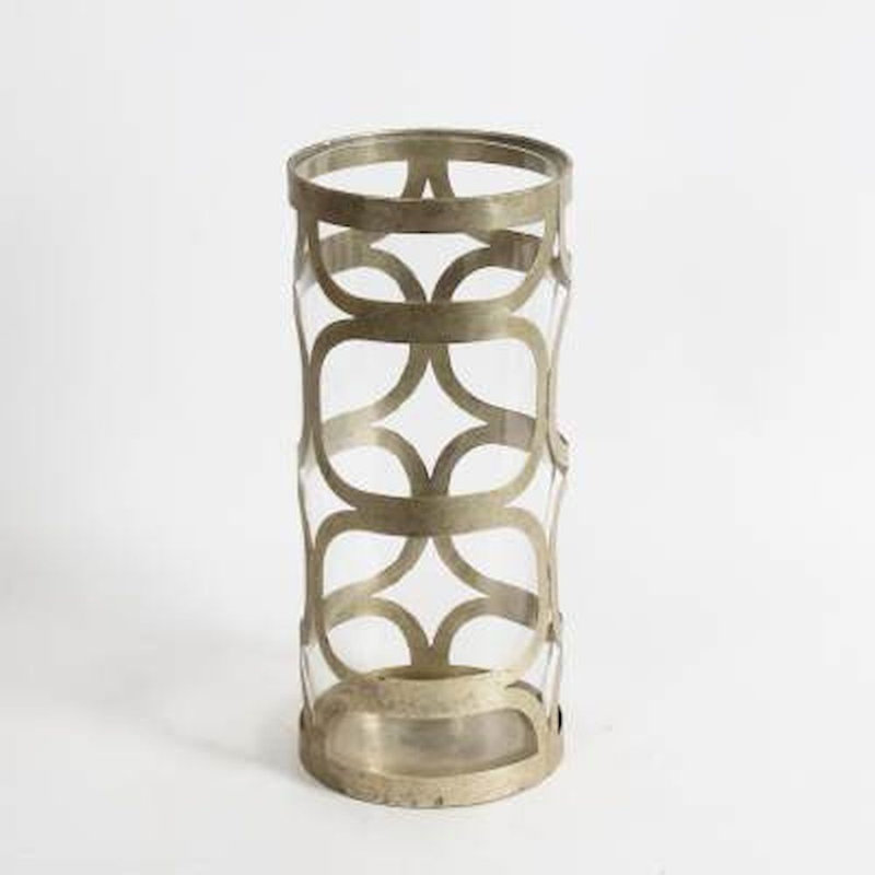 Porte-votive en métal, H 14,37 po x l 6,3 po x P 6,3 po
