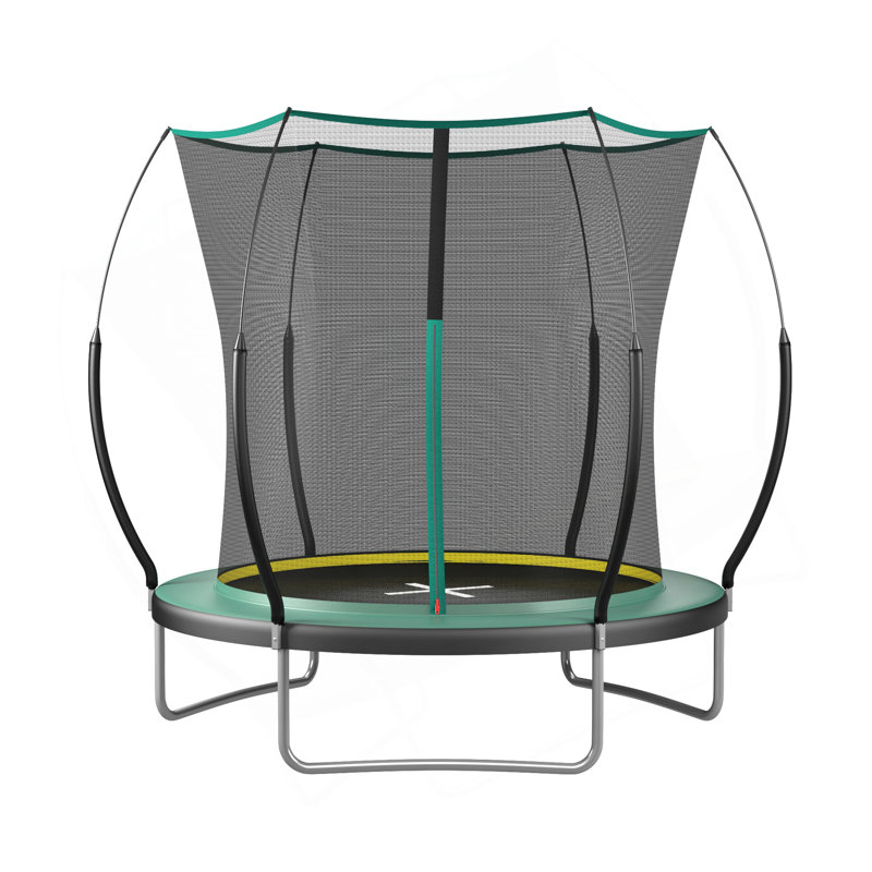 6FT Springfree No Gap Trampoline- Green, Dark Green