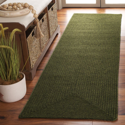 Lakehurst Solid Green Indoor/Outdoor Rug