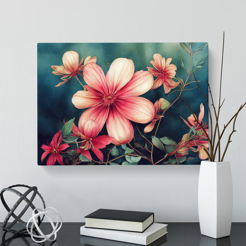 Irresistible Flowers - Wrapped Canvas, 40cm H x 60cm W x 3cm D