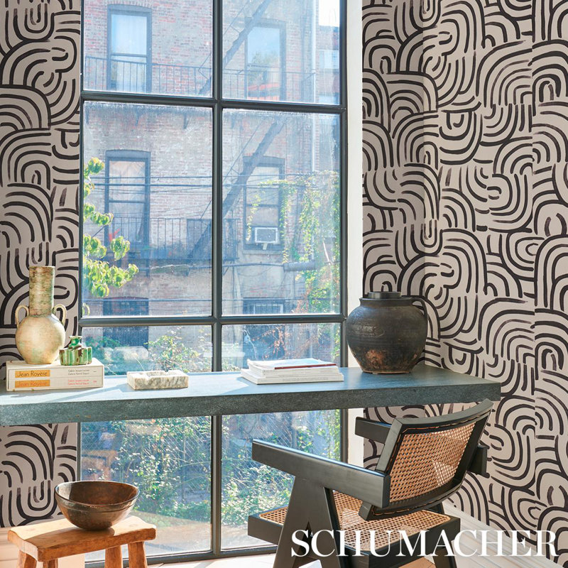 Schumacher x Backdrop New Beat Wallpaper, Carbon