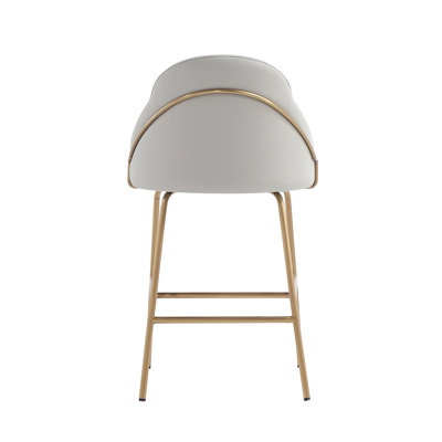 Tabouret de bar en cuir Gracie