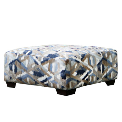 Repose-pieds carré de style contemporain
