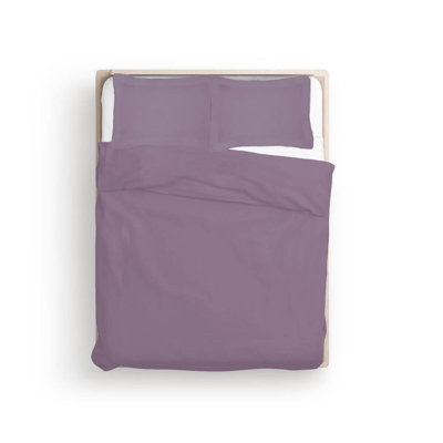 400TC Cotton Sateen Solid Duvet Cover Set
