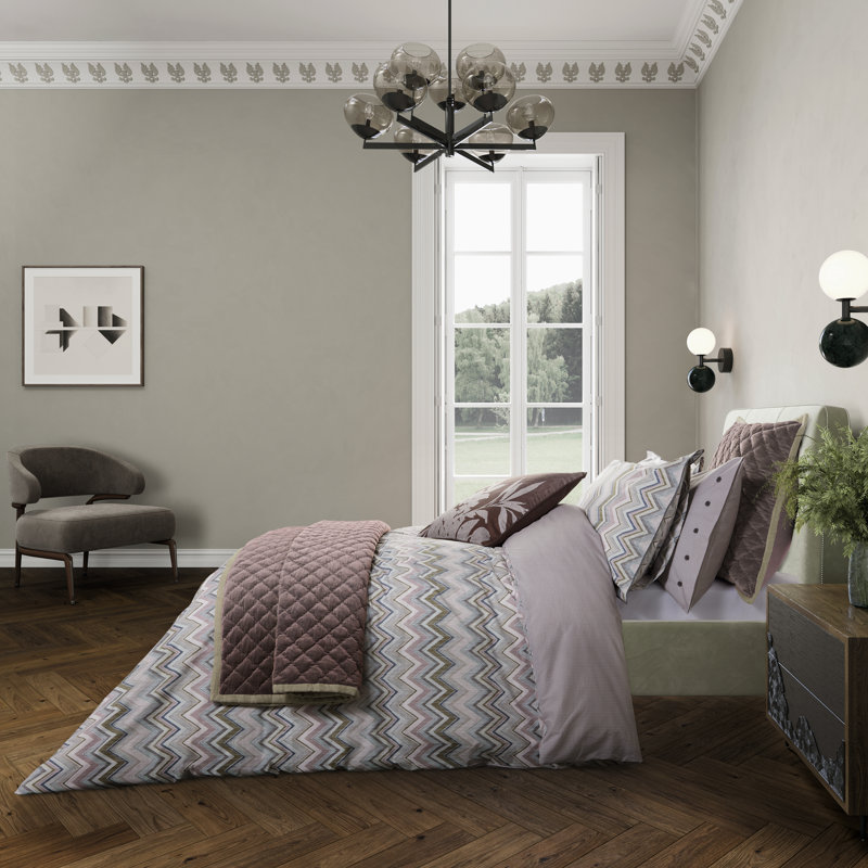 Claudia Cotton Duvet Cover Set, King Size Duvet Cover + 2 Pillowcases