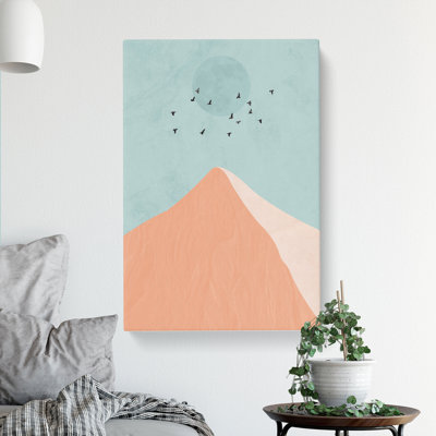 High Noon Mountain - Wrapped Canvas