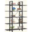  Bibliothèque H 70,5 "x l 47,3", étagère de rangement ouverte à 5 niveaux-173140116