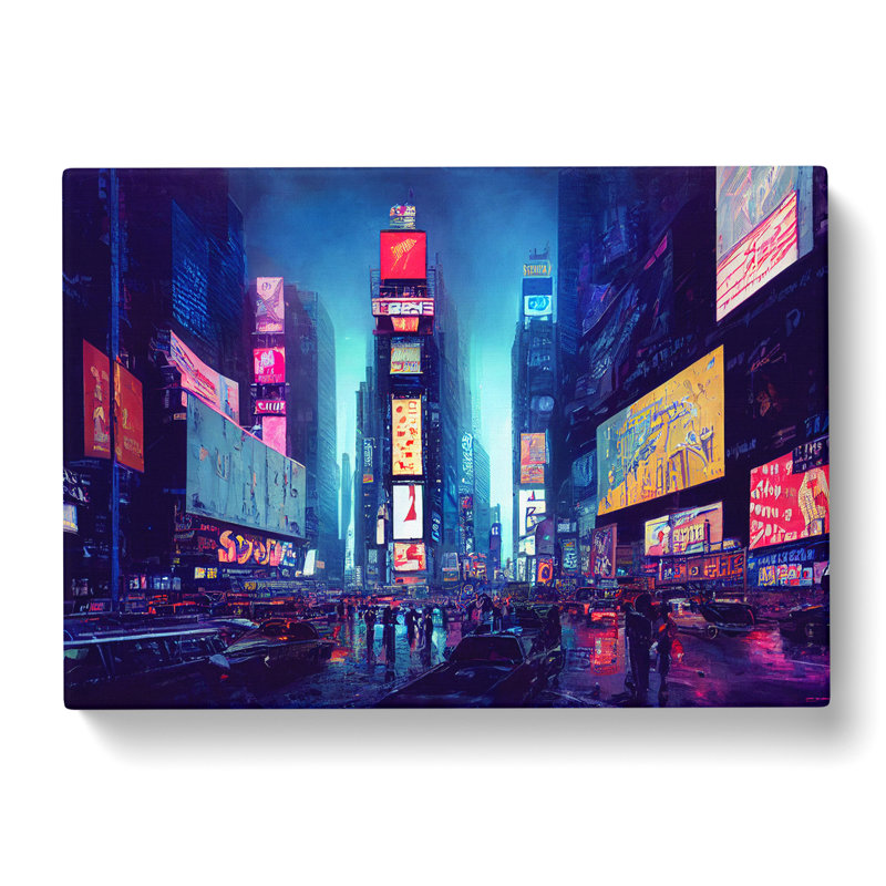 Modern Times Square Art Vol.1 - Wrapped Canvas, 50cm H x 76cm W x 3cm D