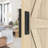 Barn Door Steel Handle/Pull Bar Cuboid For Bedroom Kitchen Shower Bathroom Sliding Barn Door Hardware Kit (Set of 2)-64833153