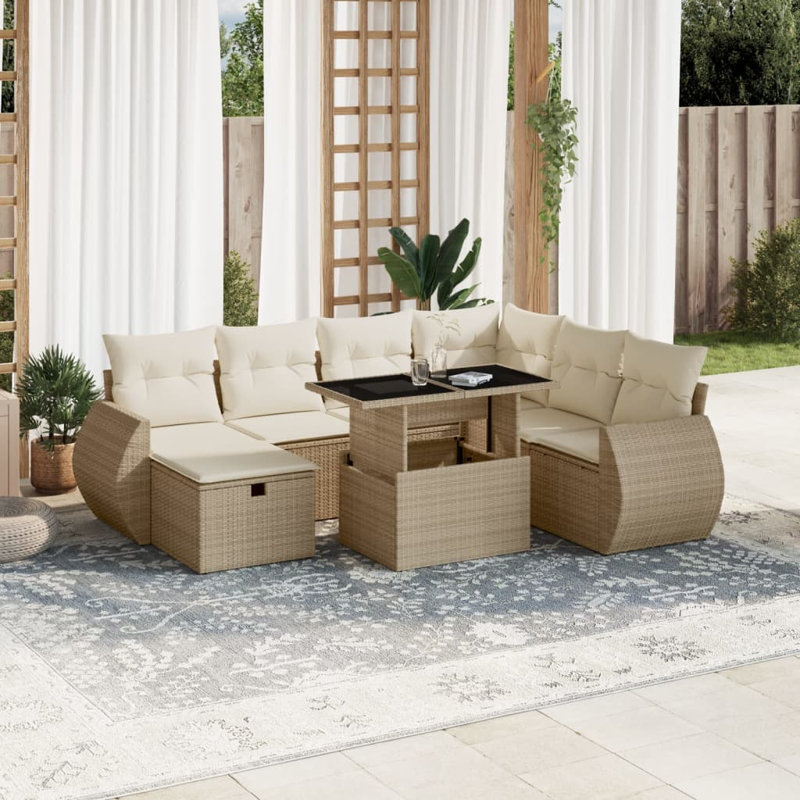 Ensemble de canapé de jardin Vidaxl