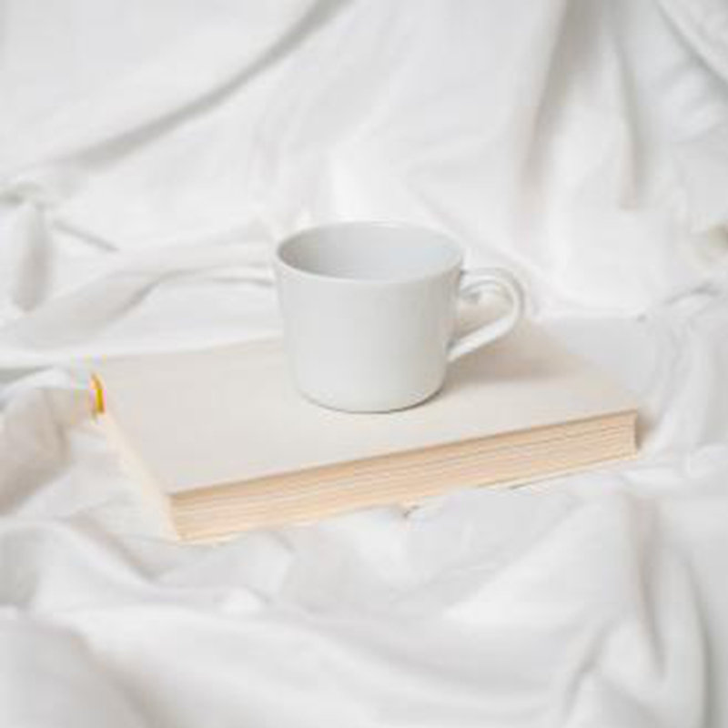 Ensemble de draps 4 pièces en rayonne de bambou doux et doux pour la peau, Blanc, Ensemble literie pour lit simple