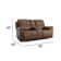 Fenwick Power Reclining Loveseat with Console and Power Headrests