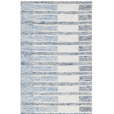 Tapis ivoire / bleu Ebony 812