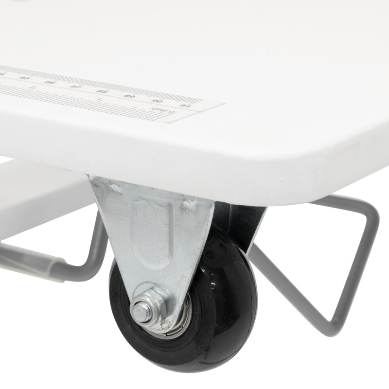 Rollaway 40.25" x 20" Foldable Sewing Table with Sewing Machine Platform and Wheels