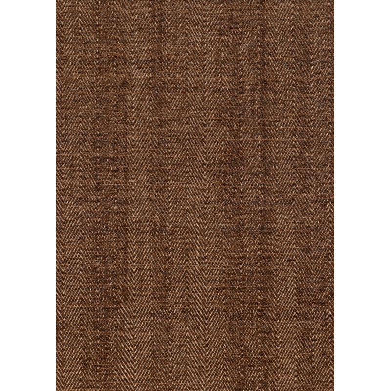 Tapis brun à chevrons Engin, Rectangle de 10 pi x 14 pi