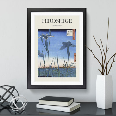 The Irises by Utagawa Hiroshige - Picture Frame Painting
