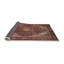 Tapis brun à motif oriental-1690282143