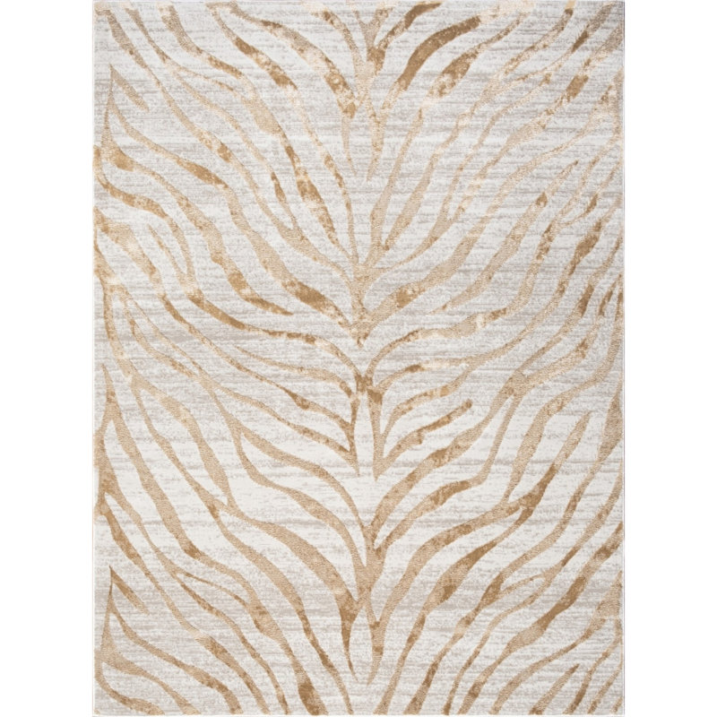 Elegant 2Ft X 3Ft Gold Area Rug, To Wear And Easy Clean For Your Home Stains, Adds Grace, Rectangle 1'11" x 3'1"