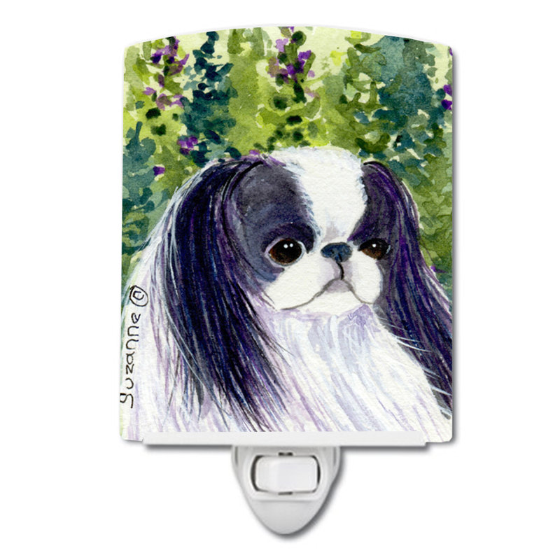 Éclairage pour nuit en céramique japanese chin