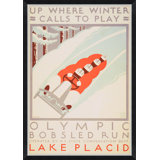 Olympic Bobsled Graphic Posters Giclee Print by Soicher Marin Archives