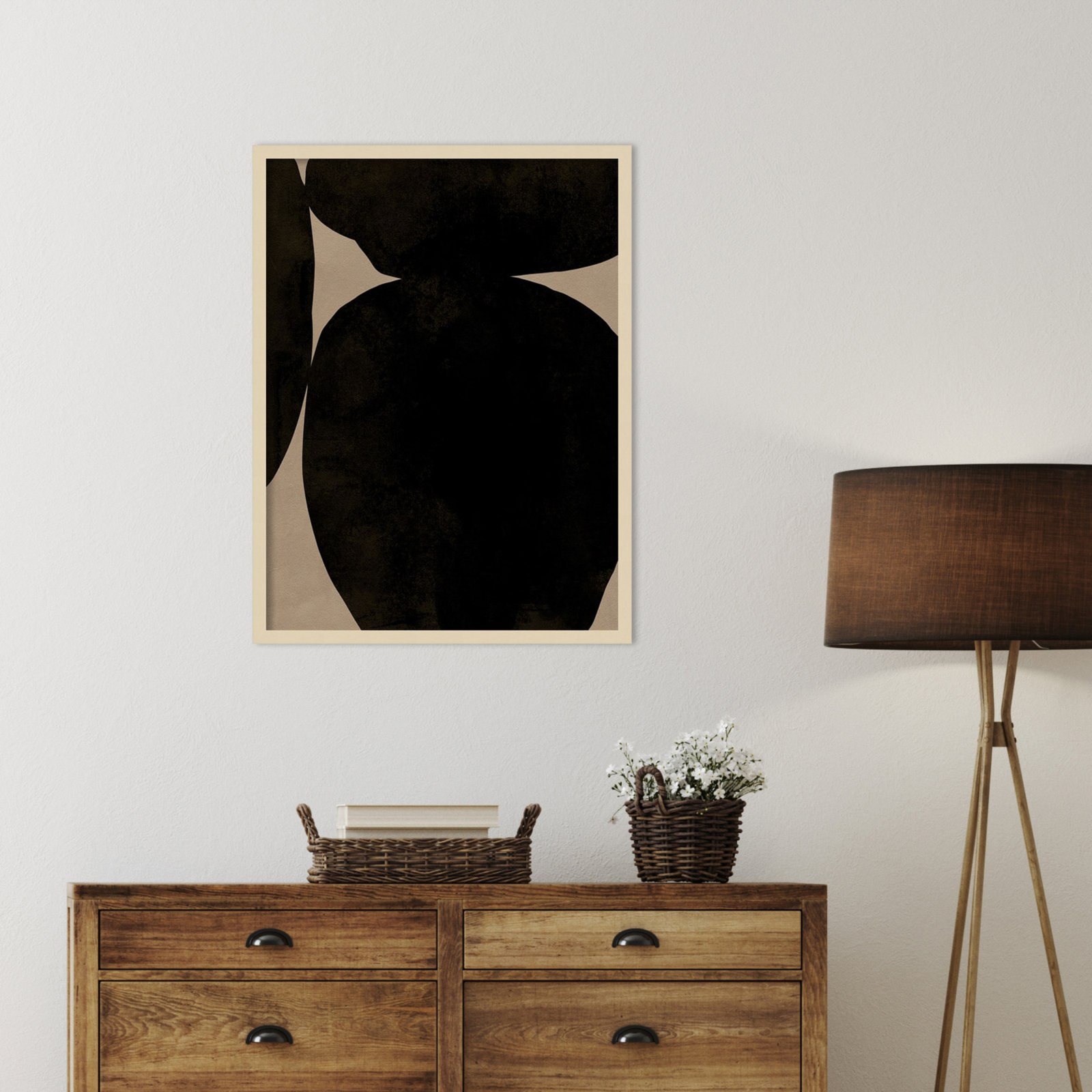Heirloom Orbs II by Jacob Green, Brown, 33" H x 25" W x 1" D