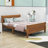 Dovidio Wood Platform Bed Frame with Headboard-653515525-653515524