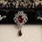 Gothic Picture Frame Eclipse Red