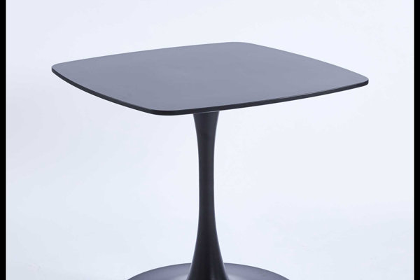 Laciann Dining Table, Matte Black