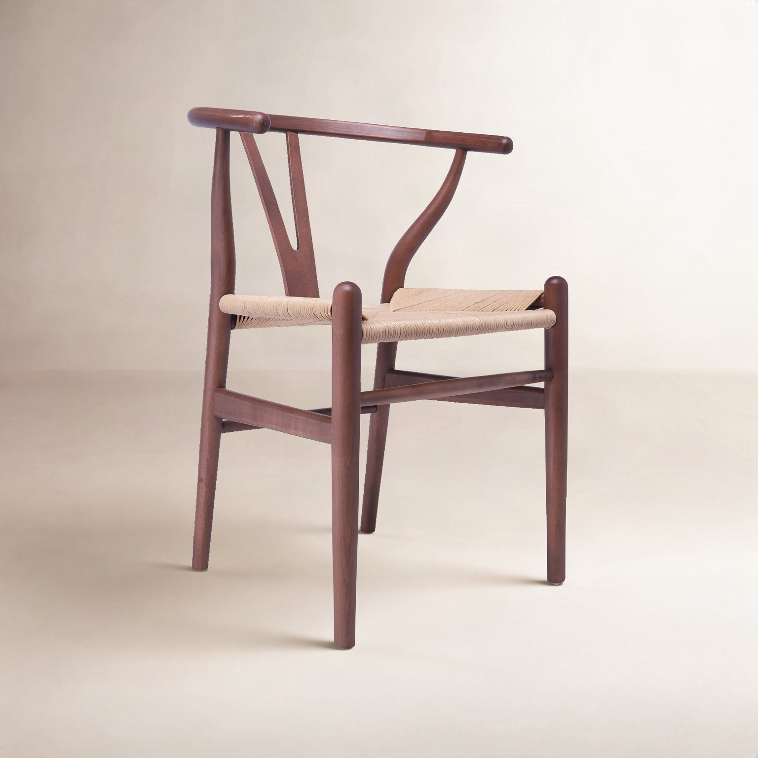 Baruti Wicker Dining Chair, Brown/Beige