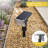 Solar Path Lights, Adjustable 2-in-1 Wall/Ground Light