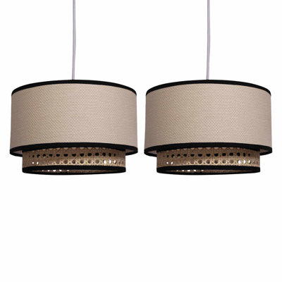 Azlynne 15cm H Drum Pendant Shade ( Uno ) in Natural