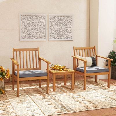 Rikako 2 - Person Outdoor Seating Group with Cushions by Winston Porter