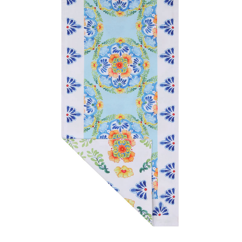 Chemin de table Talavera, L 90 po x l 13 po