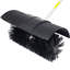 Balai mécanique à essence - Moteur 2 temps 52cc (1 700 W haute puissance), brosse en nylon de 21 x 10 po (conforme EPA), poignée incurvée ergonomique de 79,5 po, détachable léger pour neige / sable / feuilles (allées / trottoirs)