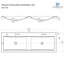 Durovin Bathrooms 480mm L x 1440mm W Natural Engineered Stone Rectangular Sink