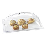 Classic Clear Dome Display Cover with Double End Opening - 12" X 20" X 7 1/2"