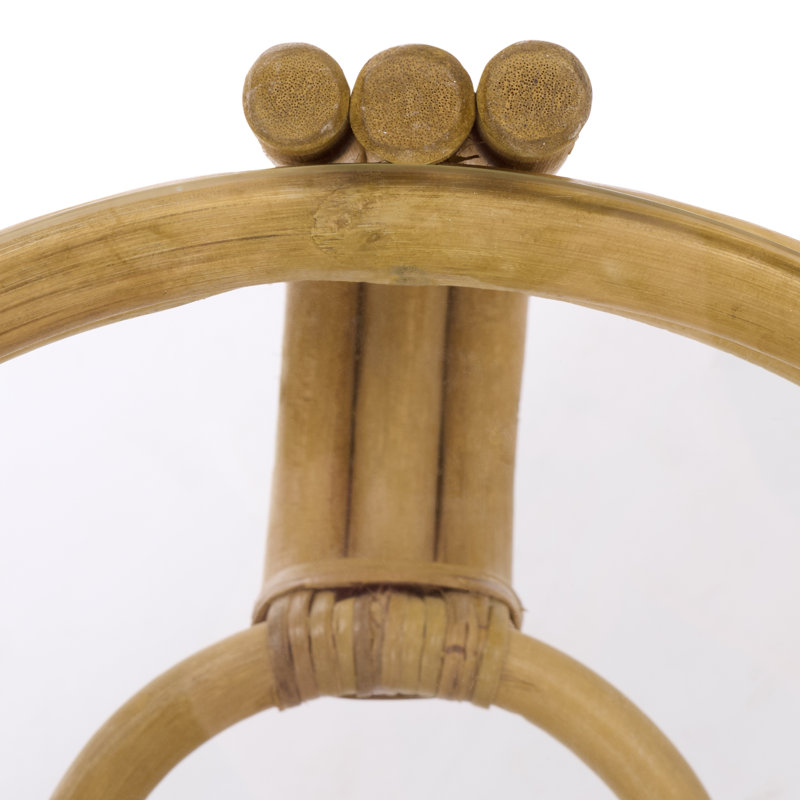 Table d'appoint ronde Bilian, Naturel