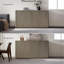 Buffet avec rangement Accent Buffet avec 4 portes Largeur de la crédence cannelée 66,3 po Moderne Buffet Table Média Armoire pour le salon, la cuisine, la salle à manger, le couloir-1708517428