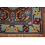 Tapis de couloir oriental bleu traditionnel 3 x 10