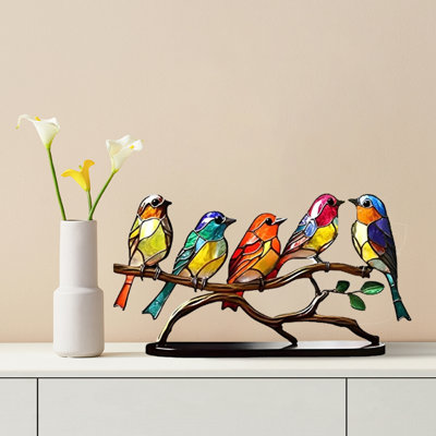 Metal Bird Figurine, One Piece, For Desk, Bedroom, And More