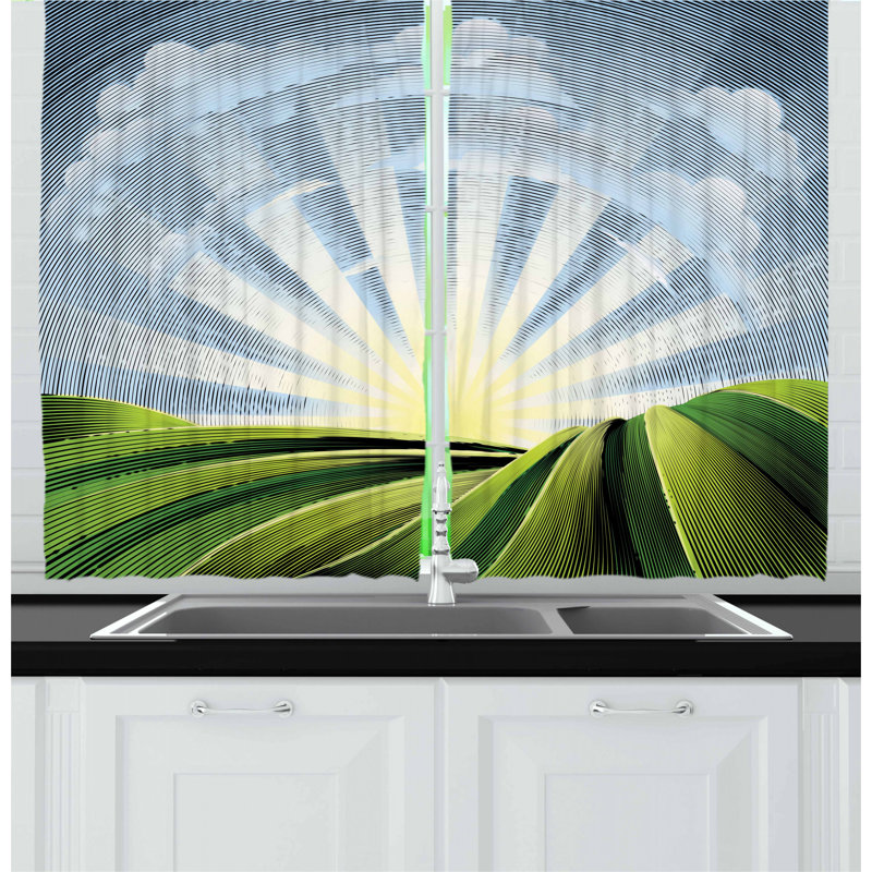 Tailored Kitchen Curtain