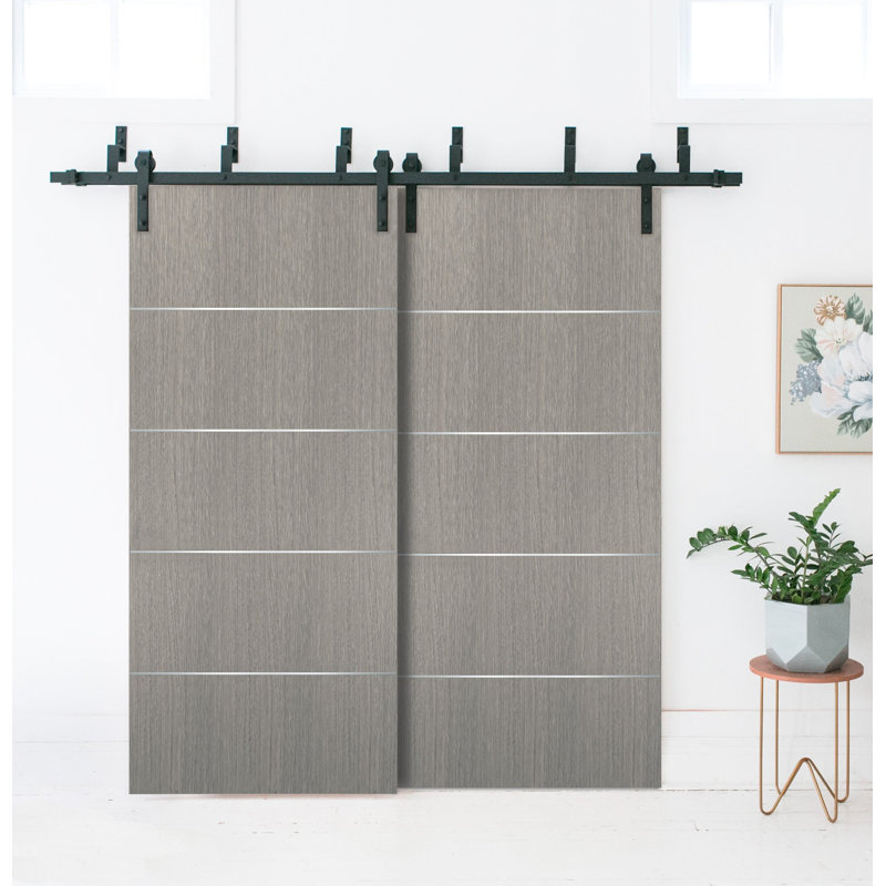 Portes coulissantes en bois Planum Flush, 64 po x 84 po