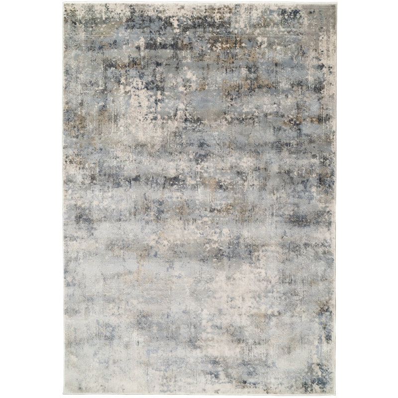 Tapis crème / gris Dionatta, Rectangle 9 pi 2 po x 12 pi 10 po