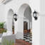 Billiot 1-Light Outdoor Wall Light With Clear Glass Shade-88578959