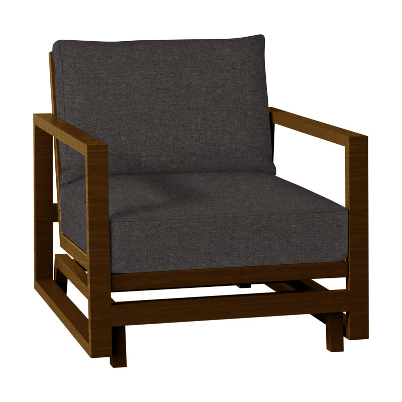 Avondale Patio Lounge Chair with Cushions, Avondale Aluminum #60 Oak, Welt, Verona Fossil