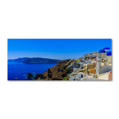 Santorini Greece - No Frame Print on Canvas