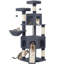 Cat Tree for Indoor Cats, 174cm Cat Tower for Large Cats, 2 Platforms, 2 Caves, 4 Sisal Posts, Scratching Board, Cat Basket, Sisal Rope, Heavy-Duty for multiple cats-1149099752