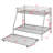 Bunk Bed With Trundle, Two-Side Ladders-1409158256