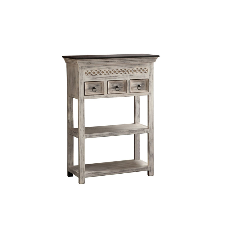 Castle 80cm Solid Wood Console Table